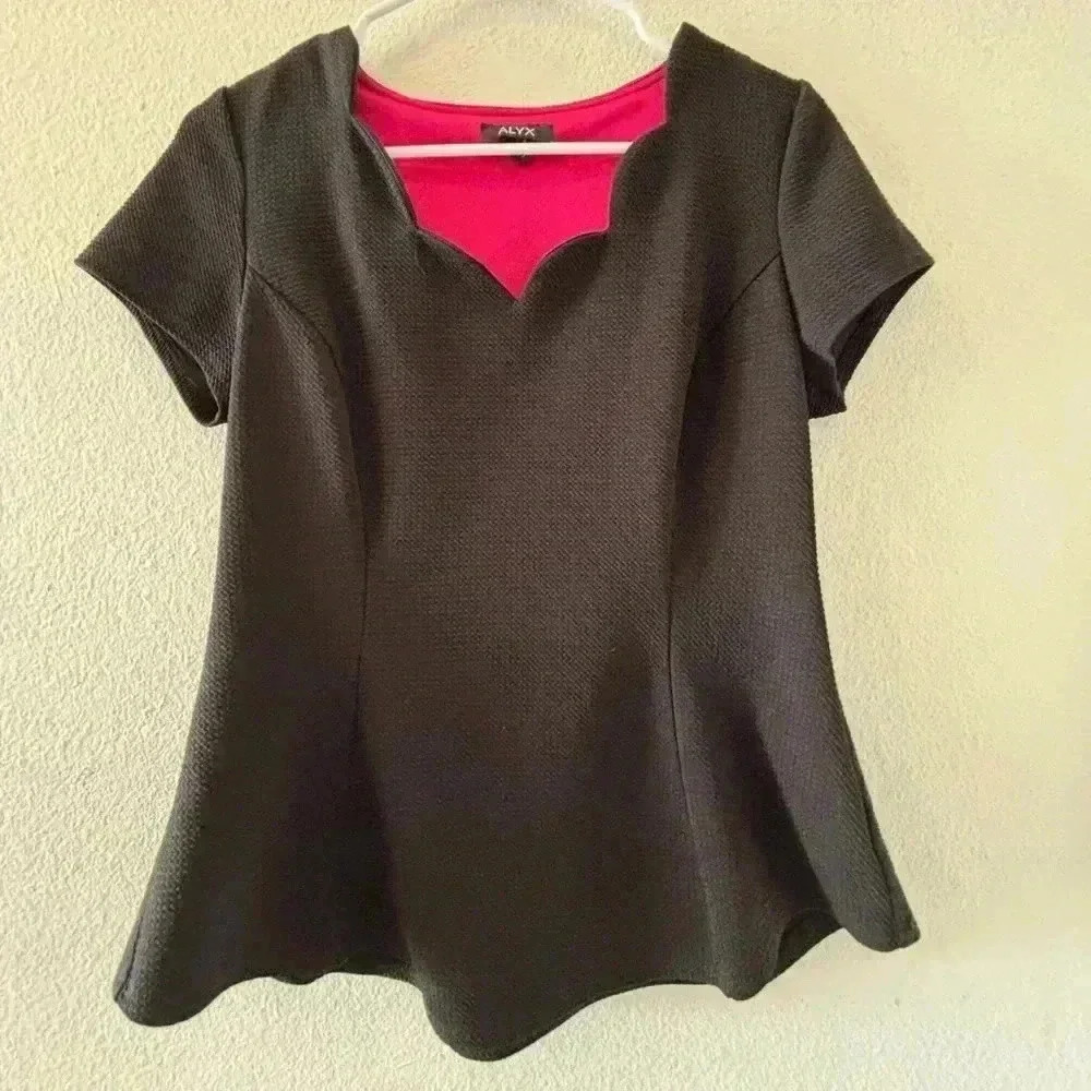 ALYX black flare blouse